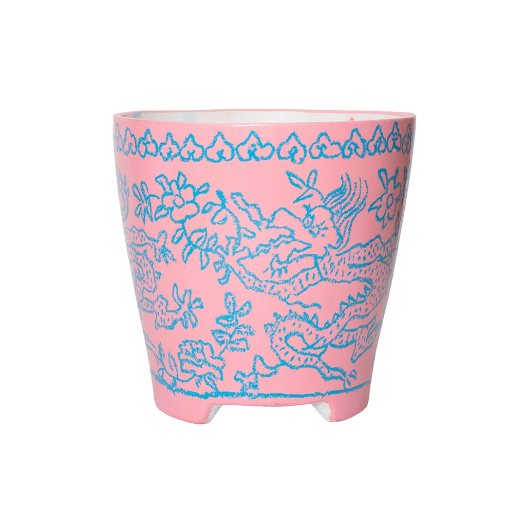 Andy Dixon "Untitled (Pink Dragon Vase)"