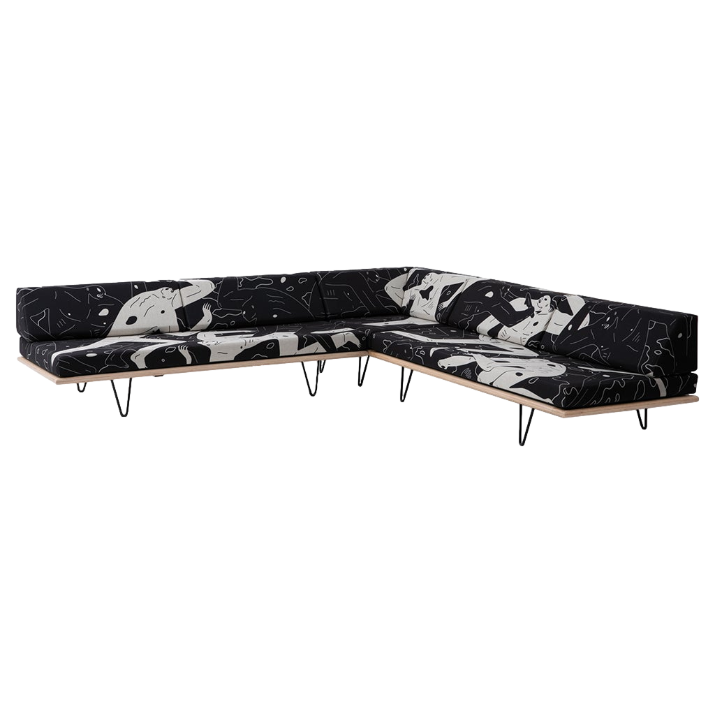 Cleon Peterson x Modernica "Daybed Sectional" PRE-ORDER